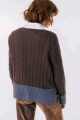 Sweater Mix Chocolate/Azul