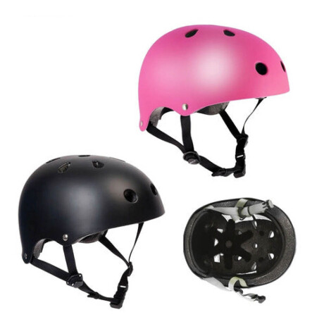 Casco Profesional Adulto Skate Roller Bicicleta Bmx Negro