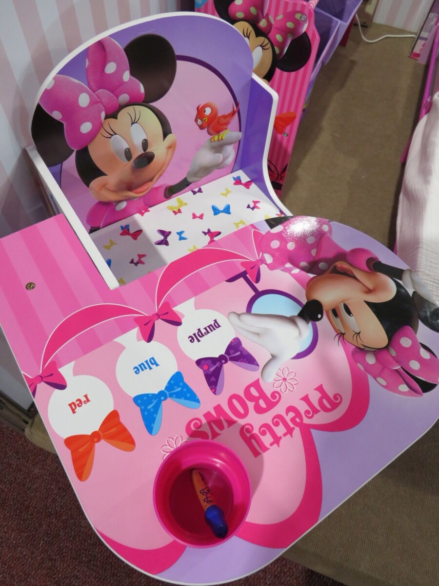 Escritorio con silla y almacenamiento Minnie Mouse Disney 
