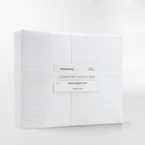 SÁBANA MICROFIBER BLANCO - SUPER KING