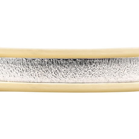 Esclava de plata 925 y double en oro 18 ktes. Esclava de plata 925 y double en oro 18 ktes.
