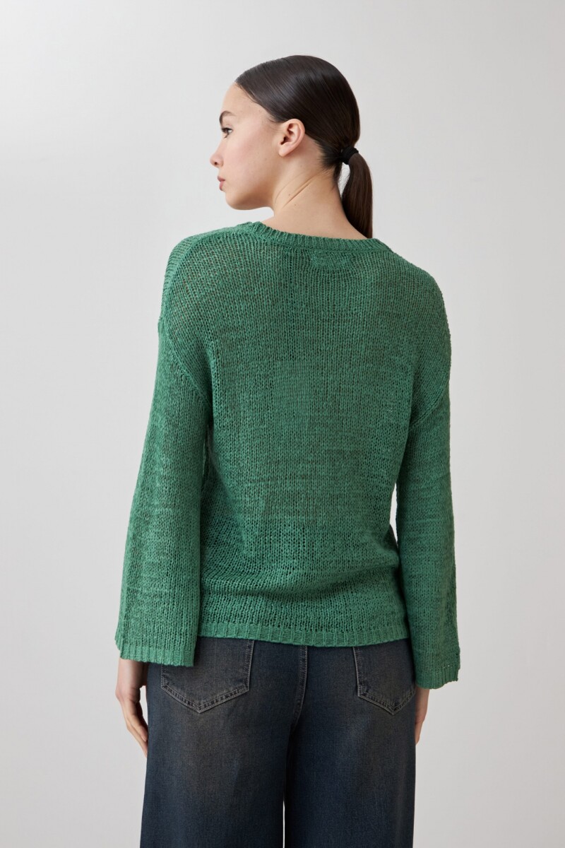 Sweater cinta verde