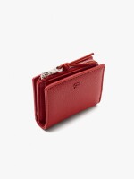 Cartera Básica Con Textura rojo