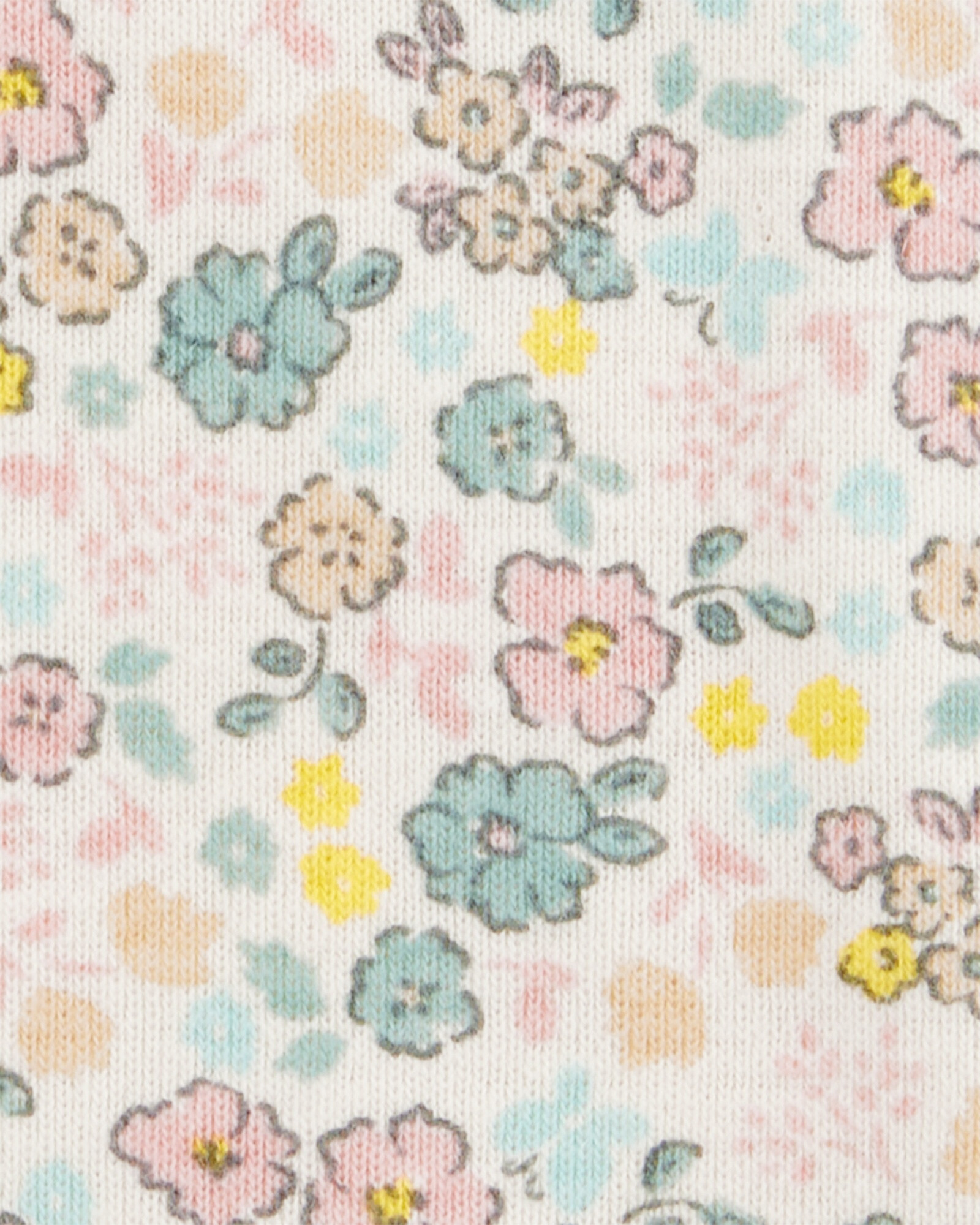 Pack cinco bodies de algodón, diseño floral Pack cinco bodies de algodón, diseño floral