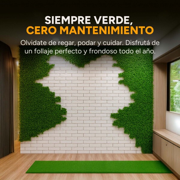 Pasto Cesped Panel X3 Artificial Jardin Exterior Enredadera Pasto Cesped Panel X3 Artificial Jardin Exterior Enredadera