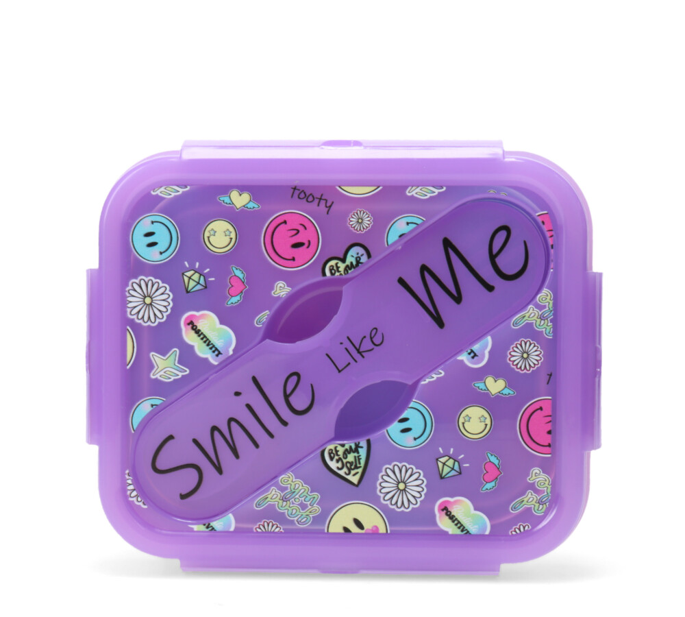 Lanchera Plegable Emojis Violeta/Multicolor