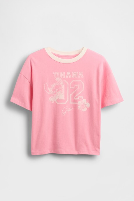 Remera Gráfico Niña May Pink