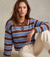 Sweater Polo Rayado Azul