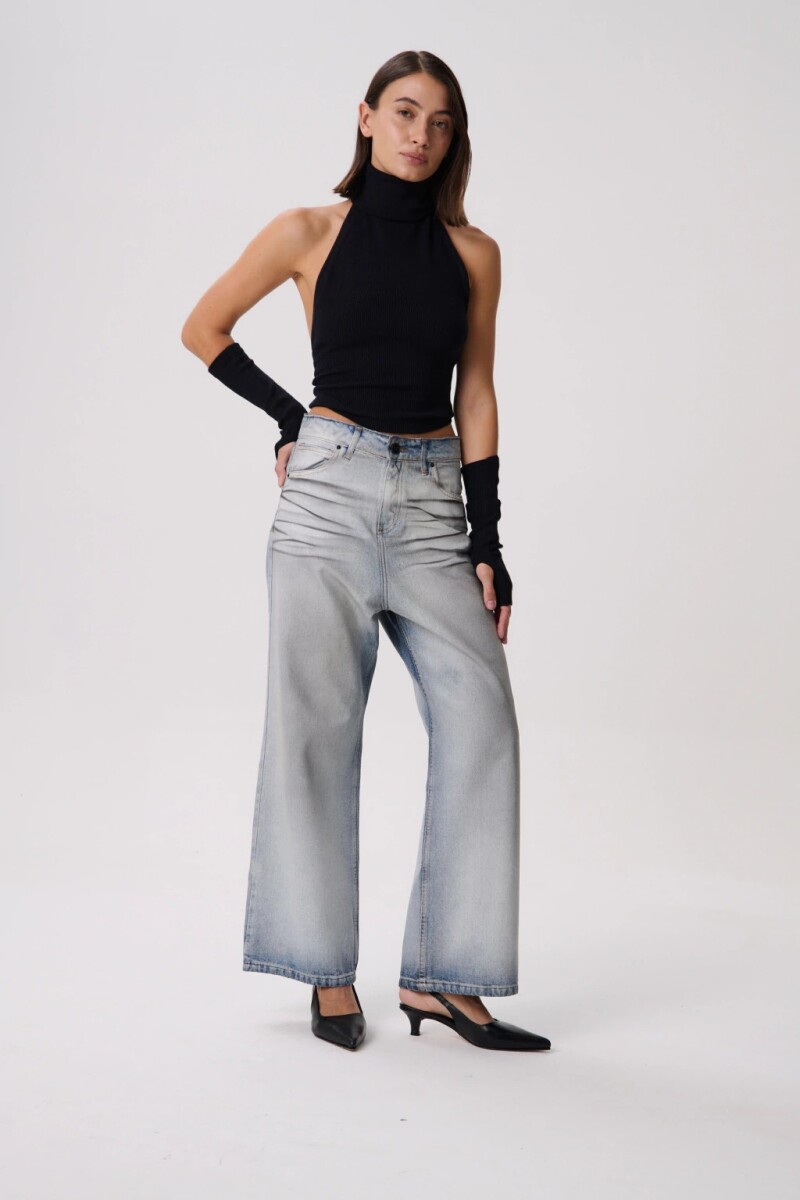 JEAN BAGGY WOLF Blanco