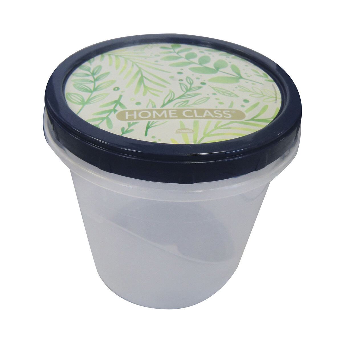 Recipiente con Tapa Rosca 1,8L Varios Diseños - HOJAS VERDE 