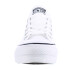 Championes Unisex Converse Plataforma Chuck Taylor Lift Blanco - Negro