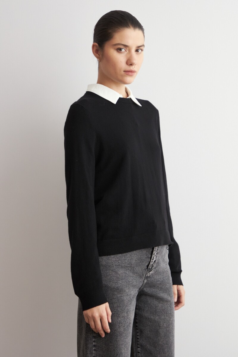 Sweater clásico negro