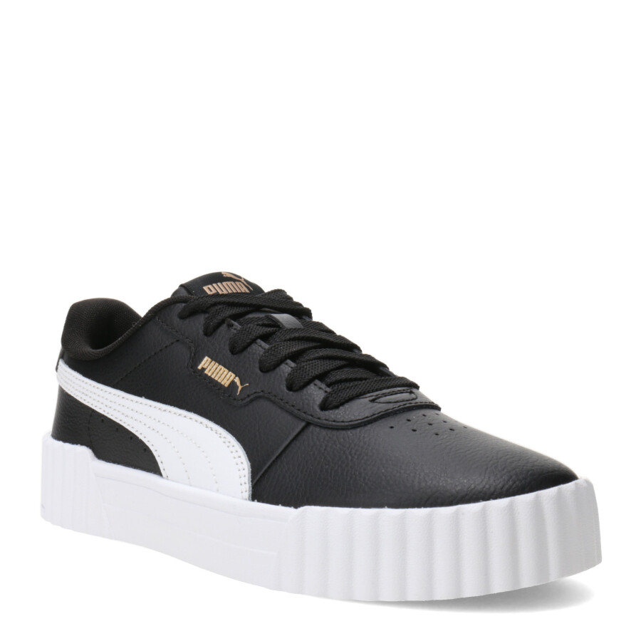 Championes de Mujer Puma Negro - Blanco