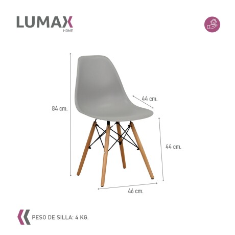 Sillas Eames Lumax Colorido Innovador Moderno Liso