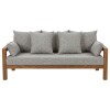 SILLON BONAIRE 3 PUESTOS - GRIS COMB 402187 (CD) Unica