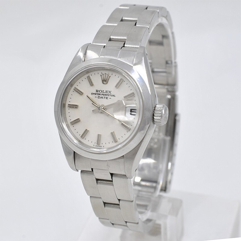 Rolex Date Dama. Referencia 69160. Año 1990. Acero Inox. Caja 26 Mm. Malla Oyster, Pase Rápido. Rolex Date Dama. Referencia 69160. Año 1990. Acero Inox. Caja 26 Mm. Malla Oyster, Pase Rápido.