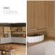 JUEGO DE COCINA 10 MODULOS LINEA COLORS FREIJO Y VERDE