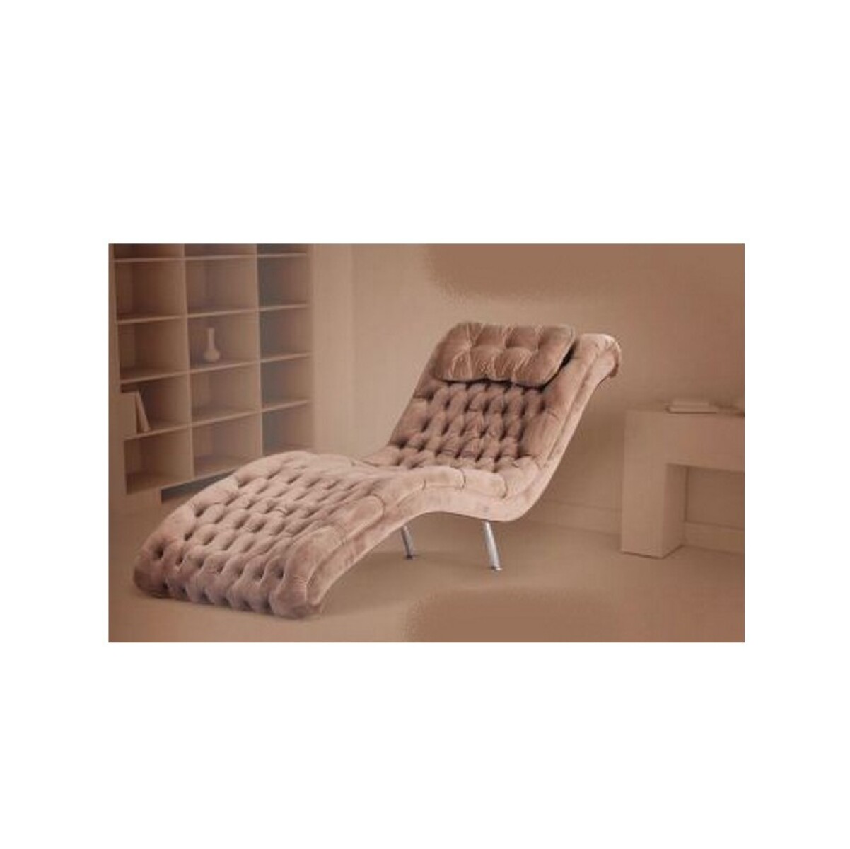 CHAISE BEIGE SUEDE 1011 