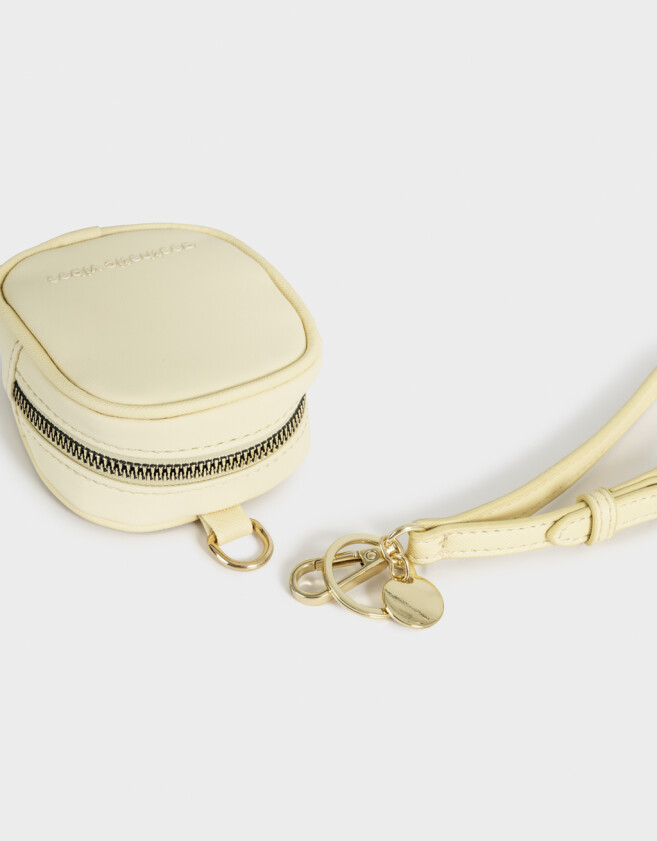 Monederos Sport Monedero Mini "aesthetic Vibes" - Amarillo Claro