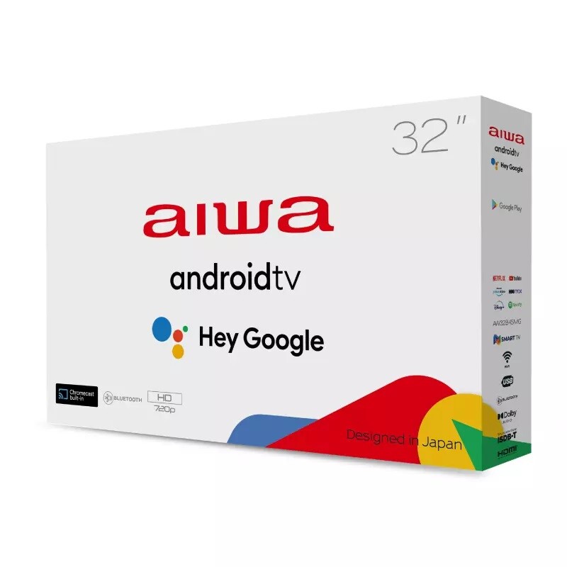 TELEVISOR AIWA, 32" LED HD, FLAT SMART,1280X720 001