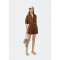 SHORTS FEM MARROM ESCURO