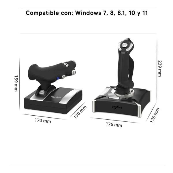 Joystick Palanca Simulador De Vuelo Pxn 2119 Pro JOYSTICK PXN SIMULADOR DE VUELO 2119 PRO