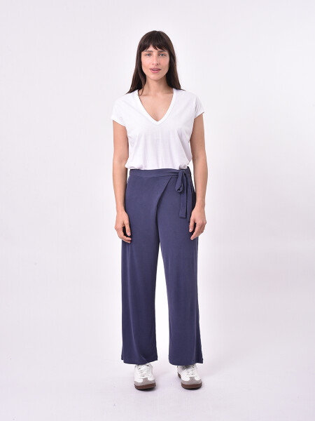 PALAZZO MASH AZUL OSCURO