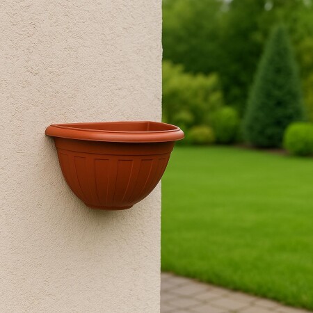 MACETA PARED RISCHIOTO CHICA TERRACOTA 1,7 LITROS MACETA PARED RISCHIOTO CHICA TERRACOTA 1,7 LITROS