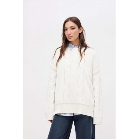 Buzo punto Rali Off white