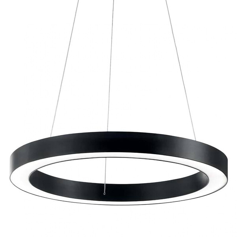 PLRCZ48 Colgante LED Zurich II 48W Negro ø 60 cm