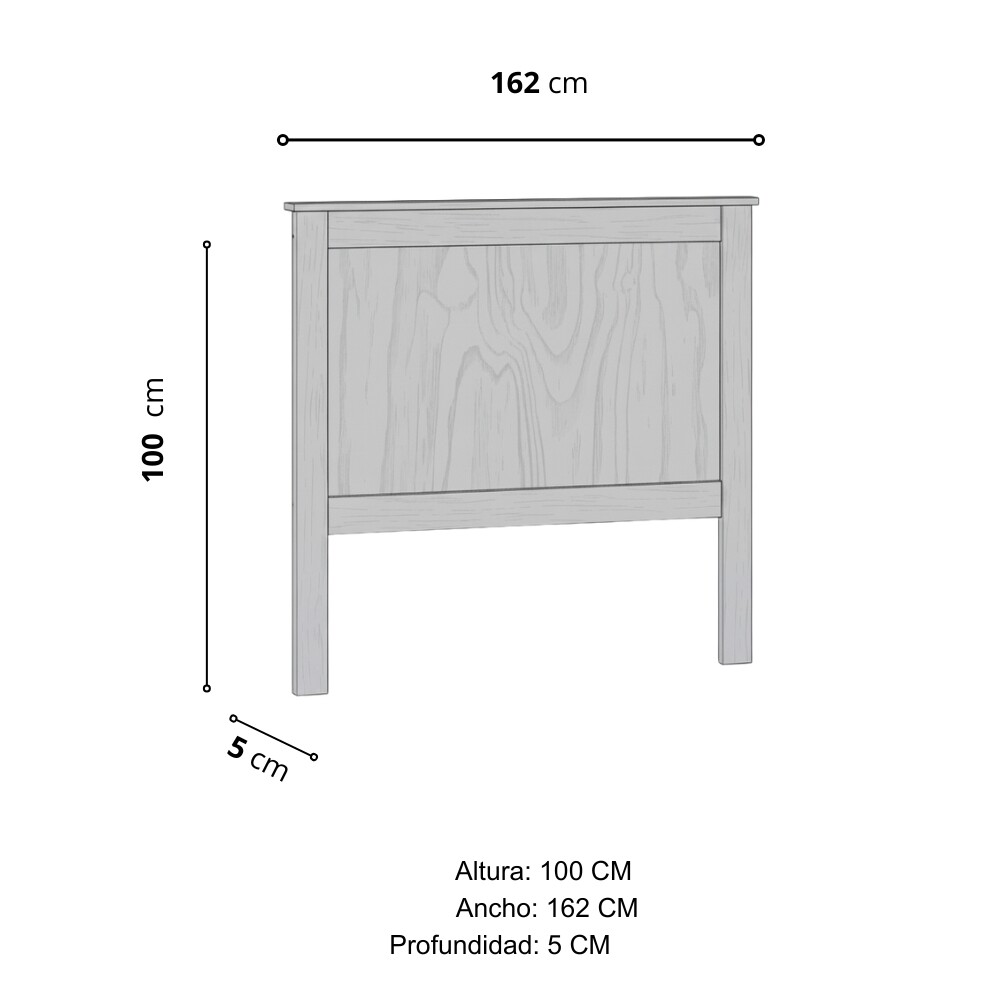 RESPALDO CABECERA QUEEN EN MADERA MACIZA RESPALDO CABECERA QUEEN EN MADERA MACIZA