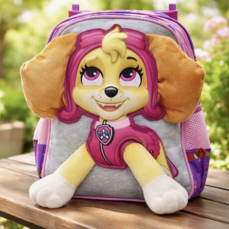 Mochila infantil con carro y patitas 30 cm Paw Patrol Rosa Mochila infantil con carro y patitas 30 cm Paw Patrol Rosa