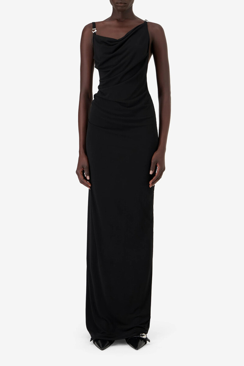 VESTIDO LOGO Negro