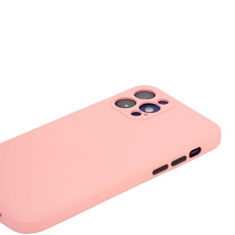 Estuche Funda De Silicona Para Iphone 12 Pro Rosado