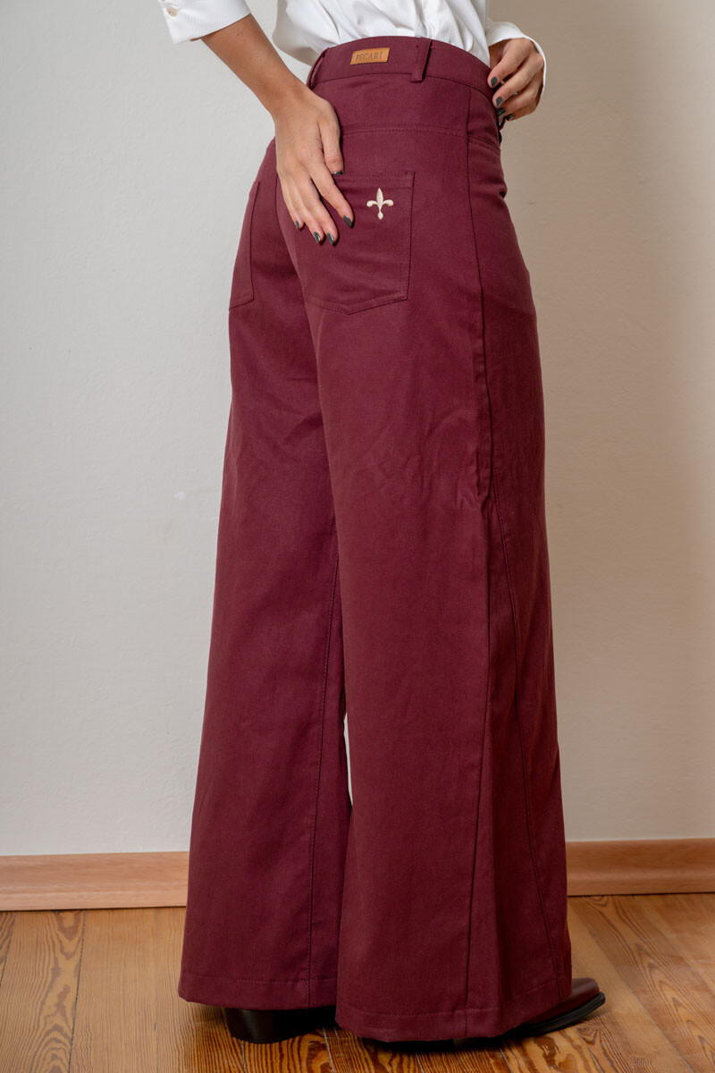 Pantalon alex Bordeaux