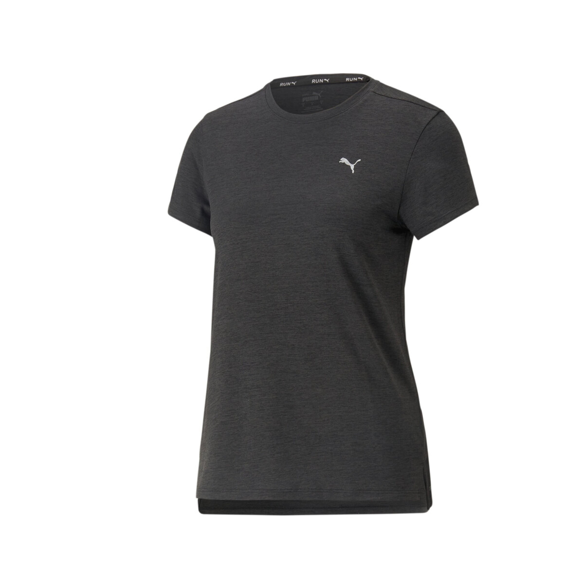 Remera RUN FAVORITE HEATHER SS TEE W - Black 