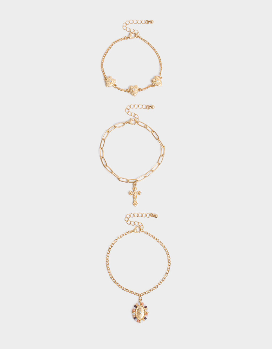 Collar Corto Con Cruz 