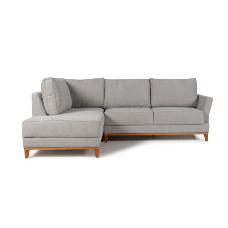 Rinconera Amadeus - Tela Microfibra - Chaise Izquierdo 2228 (Gris)