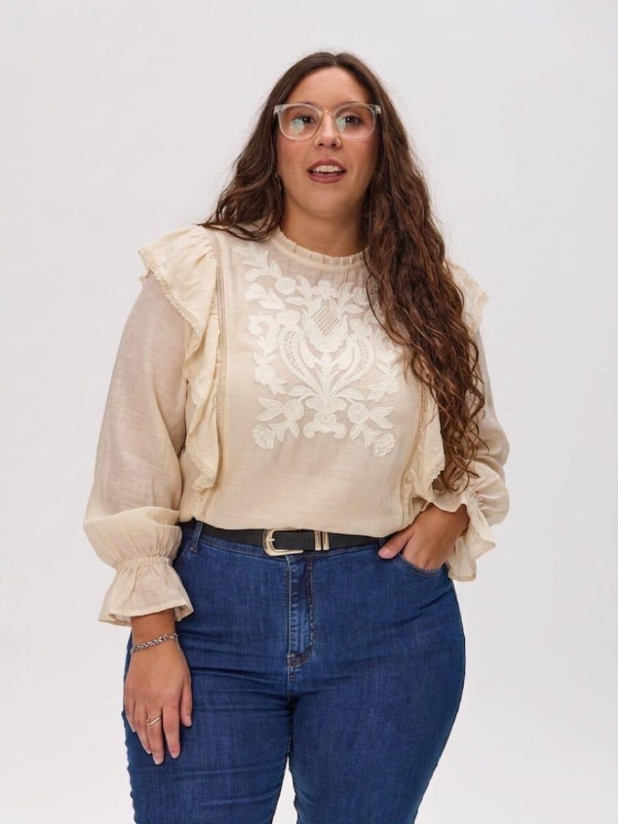 Blusa Olivia Beige