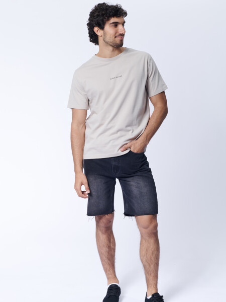 Bermuda jean Gris Oscuro