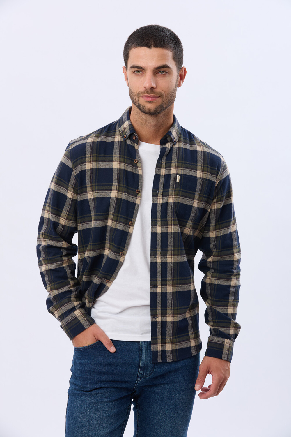 CAMISA DE VIYELA Verde