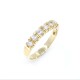 Anillo en oro 18k amarillo y brillantes Anillo en oro 18k amarillo y brillantes
