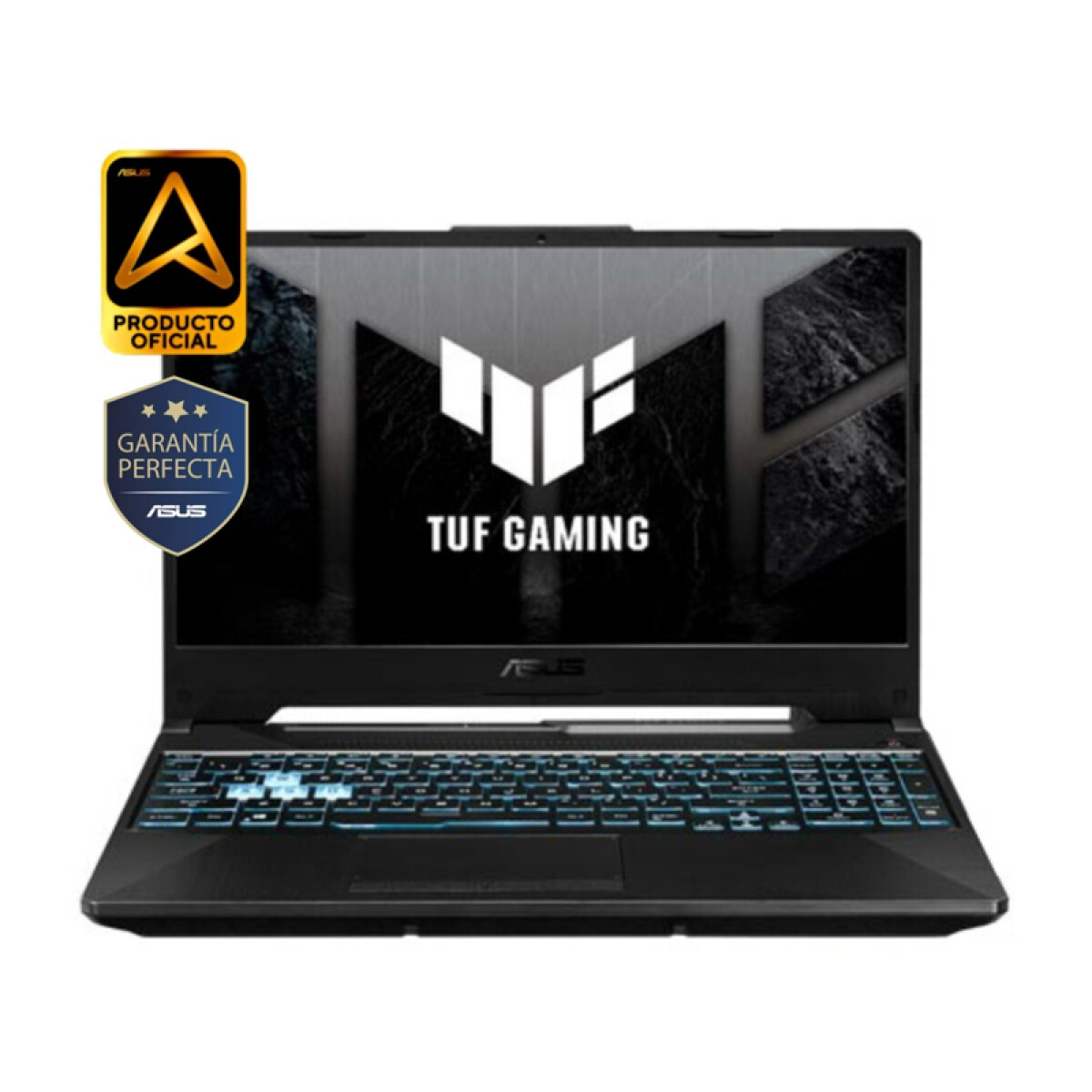 Notebook Gamer Asus TUF A15. AMD Ryzen 7 7435HS. RAM 8GB. Disco Sólido 512GB. Pantalla 15.6" Full HD. Tarjeta RTX 3050 4GB 