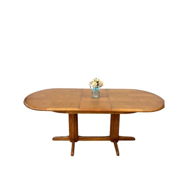 Juego de comedor oval extensible con 6 sillas metro Juego de comedor oval extensible con 6 sillas metro