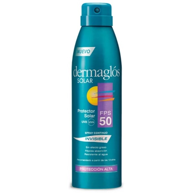 Protector Solar Dermaglós Fps50 Spray Continuo 170 ml Protector Solar Dermaglós Fps50 Spray Continuo 170 ml