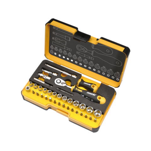 Juego puntas y dados 36 pzas. c/ criquet "R-GO XL" FE2612