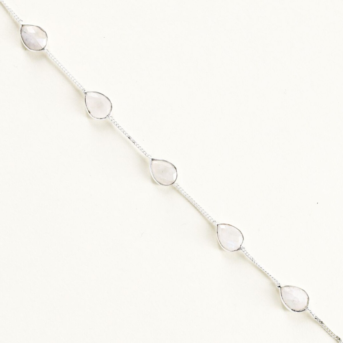 Pulsera Maldivas Piedra Lunar - Plata 925 