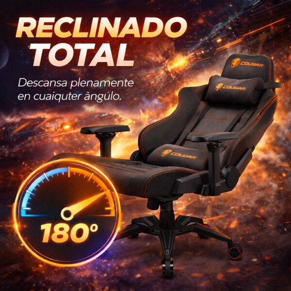 Silla Gamer Cougar Armor Evo Royal Ergonómica SILLA COUGAR ARMOR EVO ORANGE