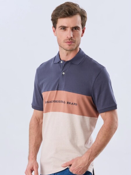T-SHIRT LEGACY 6175 M.C FRANJA AZU TERRA
