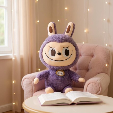 Peluche Labubu Grande Violeta